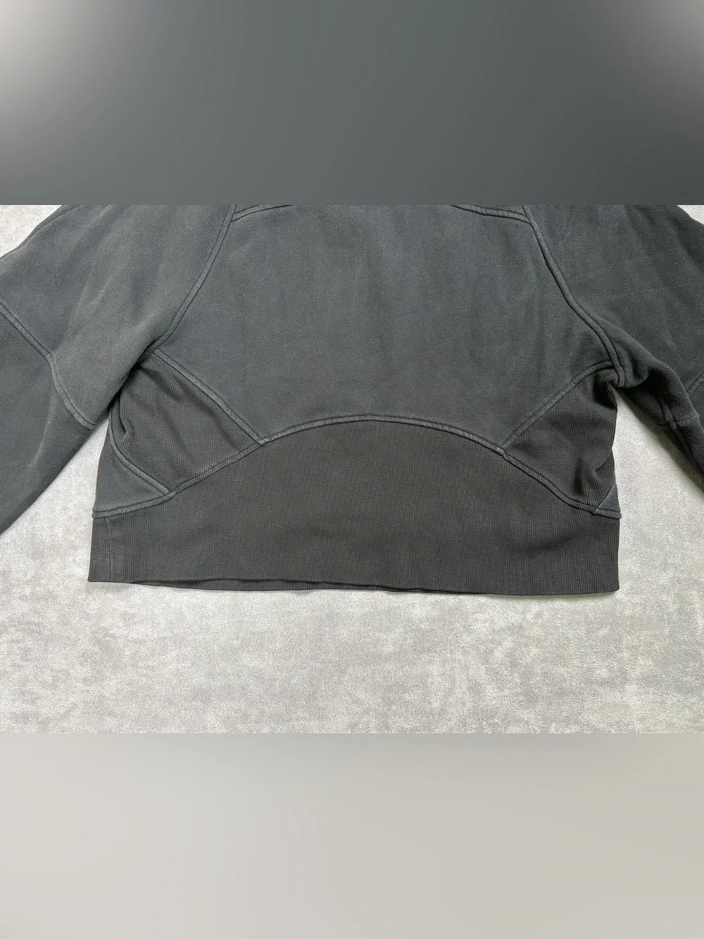 Lululemon Black Scuba Funnel Neck Half Zip Pullover Size XS/S LW3FJ6S